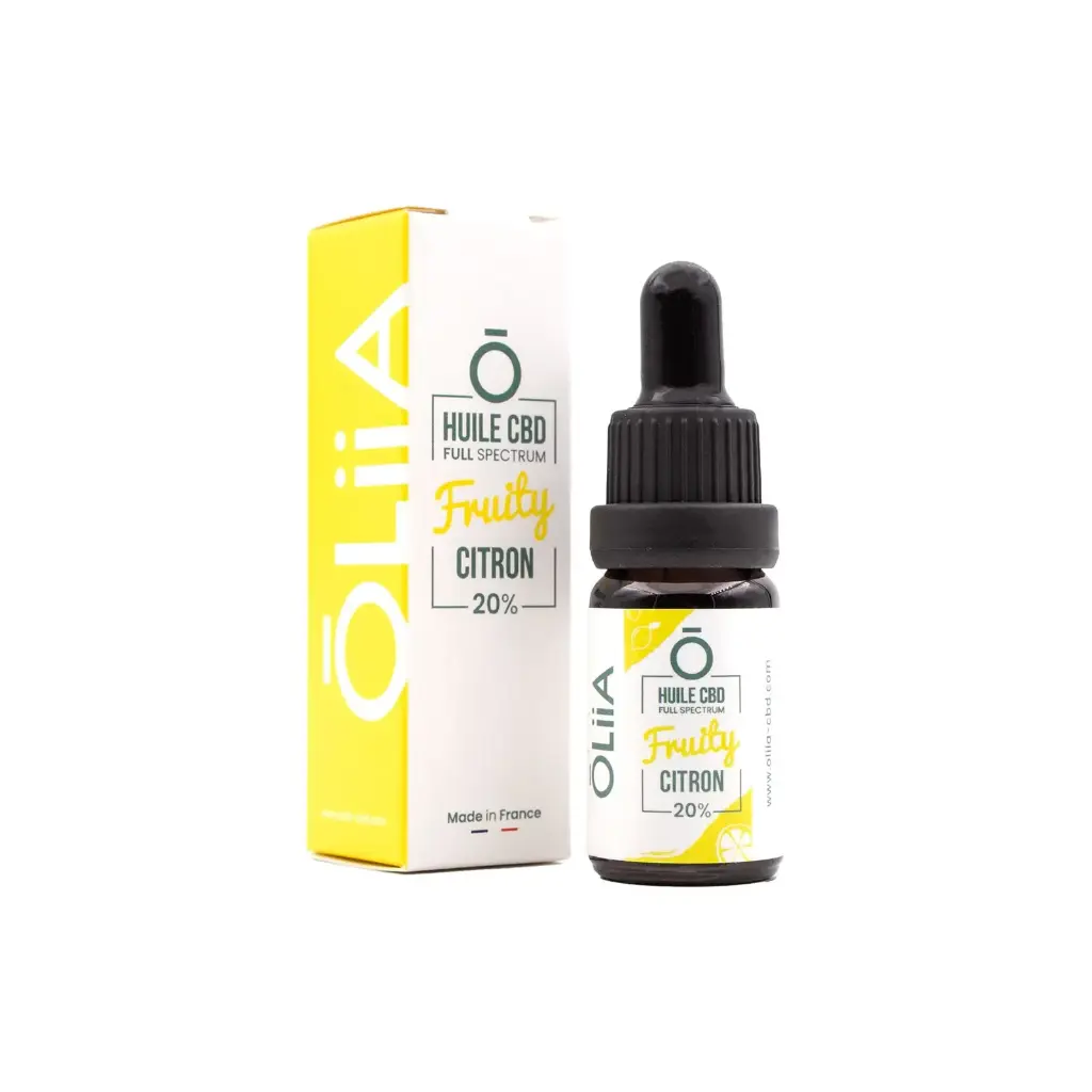 Huile CBD Citron - 10 ml - Full Spectrum