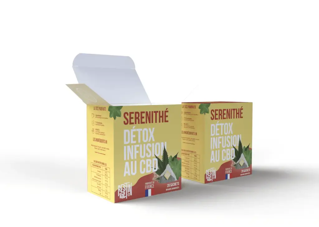 Infusettes Bio au CBD - Détox Sérénithé (20 sachets)
