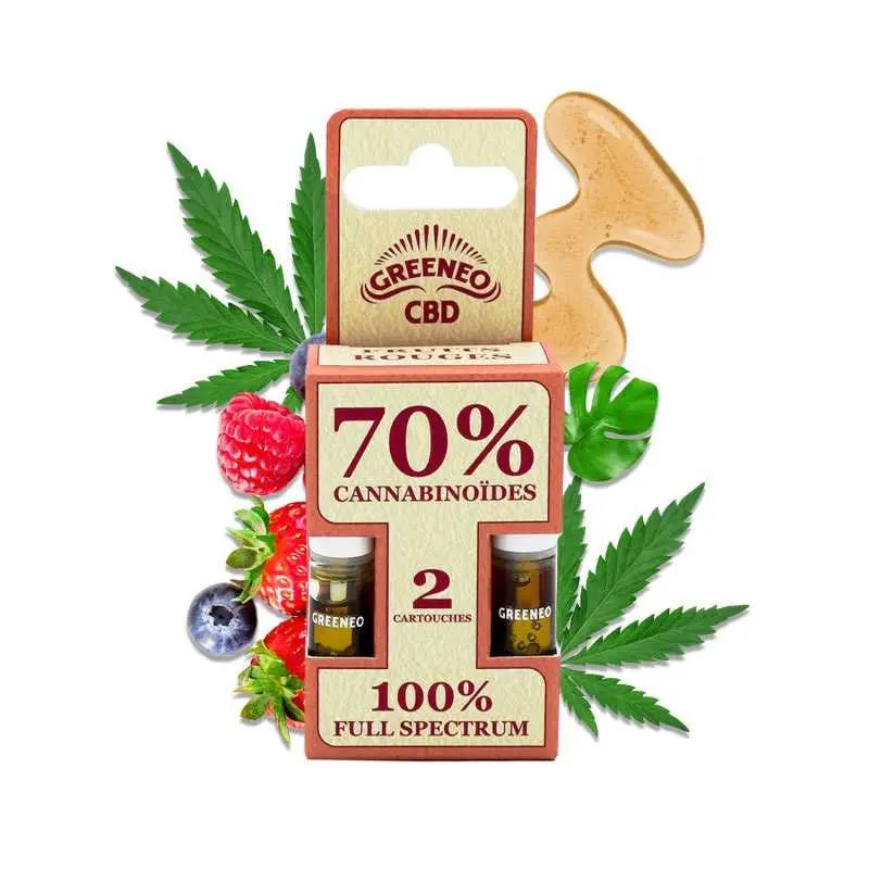 CBD Red Fruits Refills 70% x 2