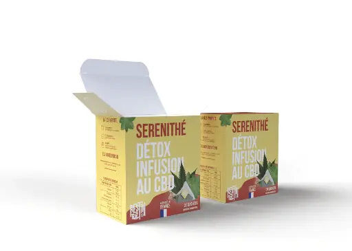 Infusettes Bio au CBD - Détox Sérénithé (20 sachets)